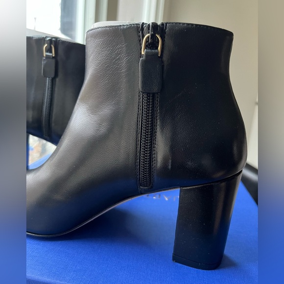 NEW STUART WEITZMAN 75 ZIP ANKLE BOOTIE  IN BLACK 38 7.5 - Picture 11 of 11
